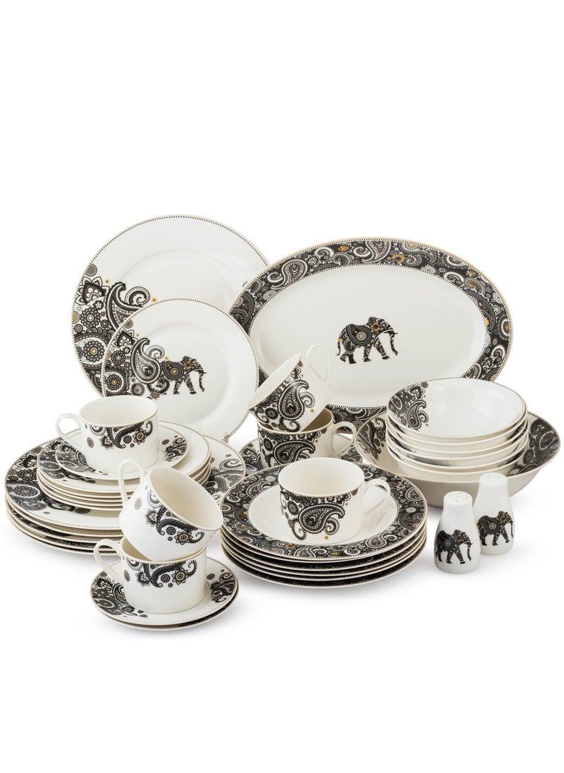 Dania Porcelain dinner set consisting of 40 pieces and 6 people  - Image 1