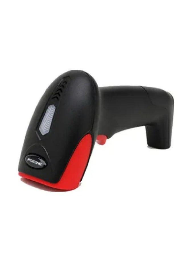 POZONE BS210 1D Hand Held Scanner, 32 Bit CPU, Fast Speed, Plug & Play, 1.2 Meters Anti Shock, Support All Common OS - Image 1