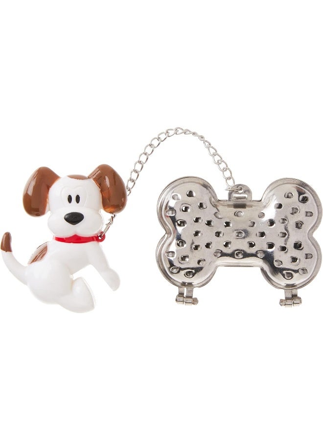Joie MSC Joie Dog Tea Infuser Stainless Steel Loose Leaf Tea Strainer Cute Tea Cup Infuser with Chain Hook BPA Free Reusable Tea Filter for Herbal Green Black Tea Brewing Tool - Image 3