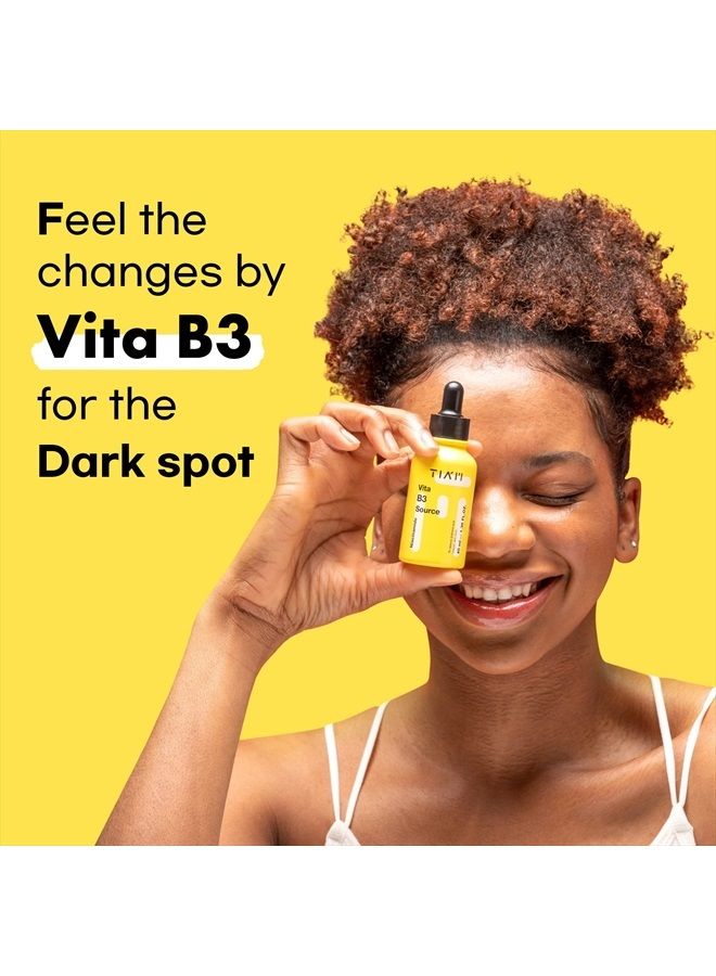TIA'M مصدر Vita B3، 10% مصل النياسيناميد، 2% أربوتين، فرط التصبغ، معالجة البقع الداكنة، 1.35 أونصة سائلة - Image 2