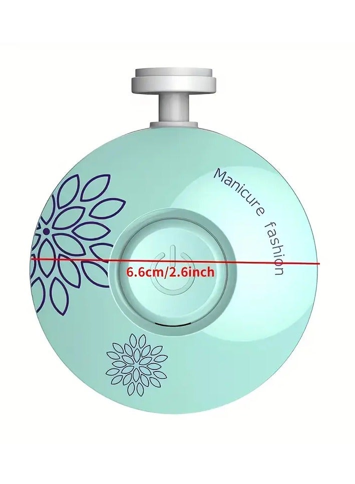 Baby Nail Trimmer,Baby Nail Clippers Electric Baby Nail Trimmer Safe for Newborn Toddler Adult Toes Fingernails Care Trim Polish Kit 6 Grinding Heads AAA Battery Operated (Battery Not Included) - Image 5