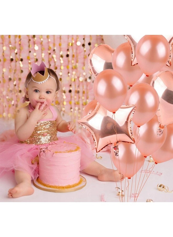 Balloonistics Rose Gold Number Three Foil Balloon 16" Inch Balloon - Number 3  - Image 3