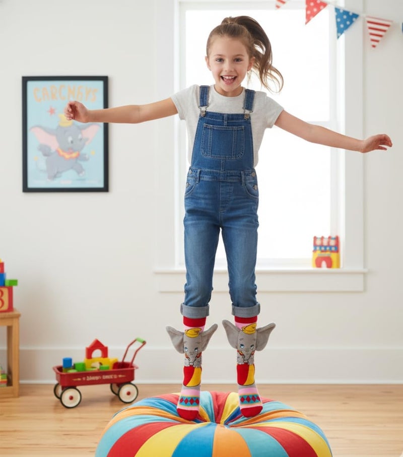 Glitters Funky 3D Elephant Knee-High Socks for Kids & Teens - Image 3