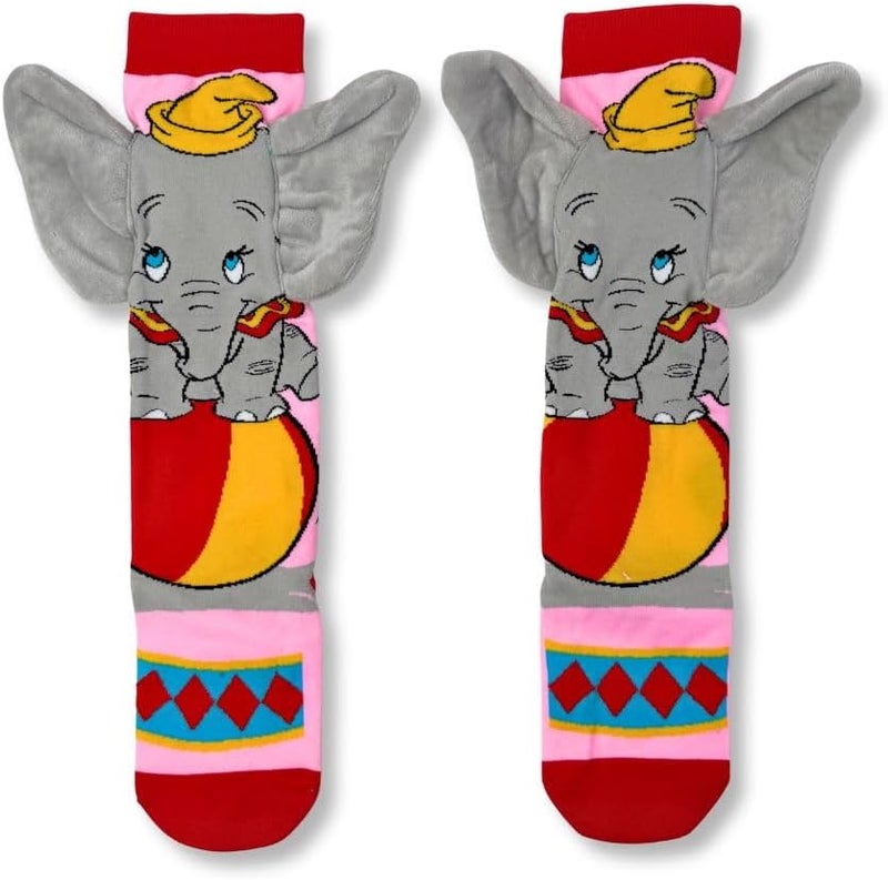 Glitters Funky 3D Elephant Knee-High Socks for Kids & Teens - Image 1