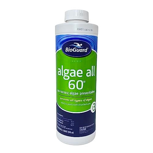 BioGuard Algae All 60-1 Quart, Non-Foaming Algae Preventative, Non-Staining & Non-Foaming, Ideal for Swimming Pools with Attached Spas or Fountains - Image 4
