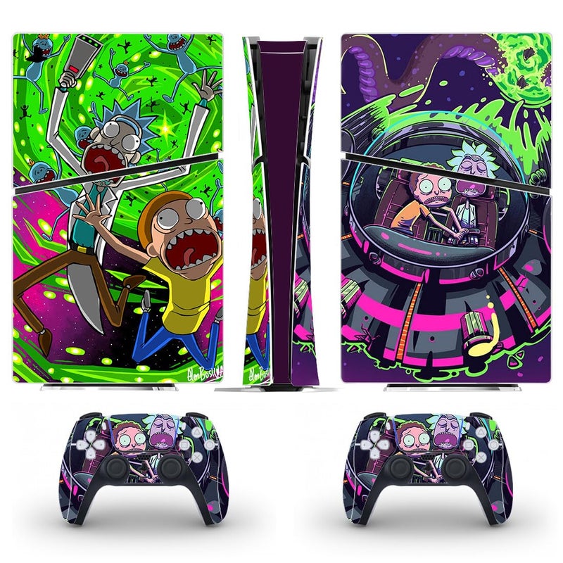 PEYANZ Vinyl Skin Compatible with PS5 Slim Digital Edition HD Print Scratch Resistant BubbleFree Application - Image 2