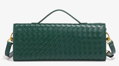 Upbull Trendy Woven Evening Clutch Purses Women Underarm Shoulder Handbag Cute Satchels Crossbody Purse PU Leather Wallet - Image 3