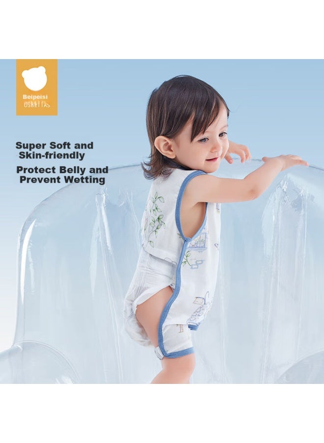 Beptides Peptides Mint Baby Bellyband Baby Vest Summer Clothes Belly Cirference Newborn Baby Infant Half-back Clothes Abdominal Guard Artifact - Image 3
