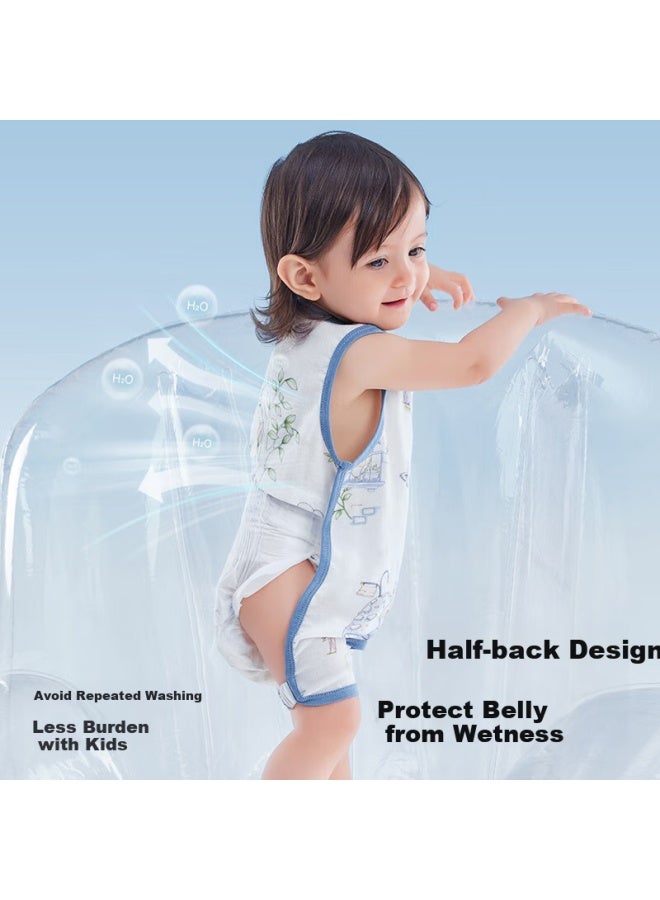 Beptides Peptides Mint Baby Bellyband Baby Vest Summer Clothes Belly Cirference Newborn Baby Infant Half-back Clothes Abdominal Guard Artifact - Image 1