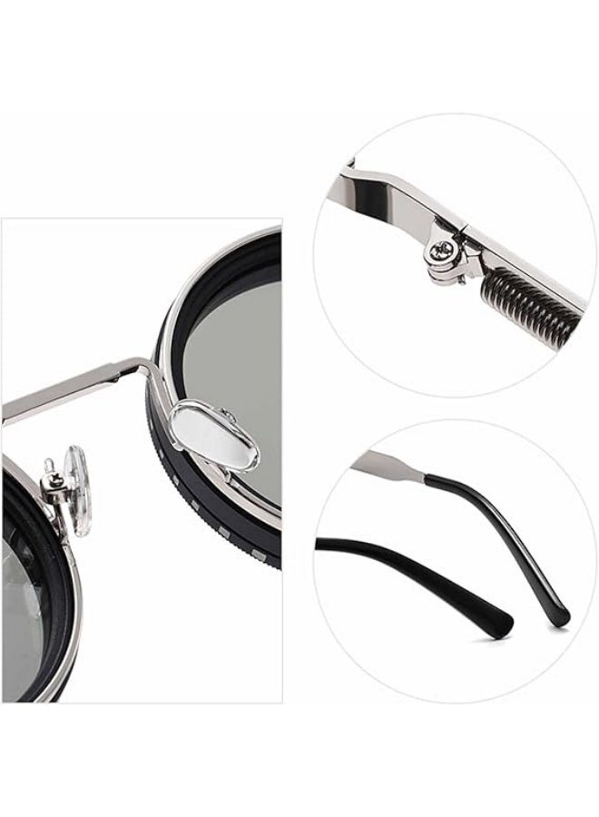 ND Sunglasses , Manual Adjustable Sunglasses for Men & Women, 1-9 Rotatable Light Control, Polarized, UV400 Protection, for Driving, Fishing, Travel, Outdoor Activities - Image 2