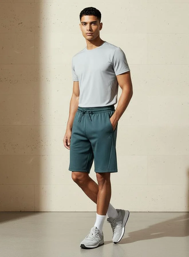 Splash Active GREEN Men Panelled Performance Shorts for Men | Best Price UAE