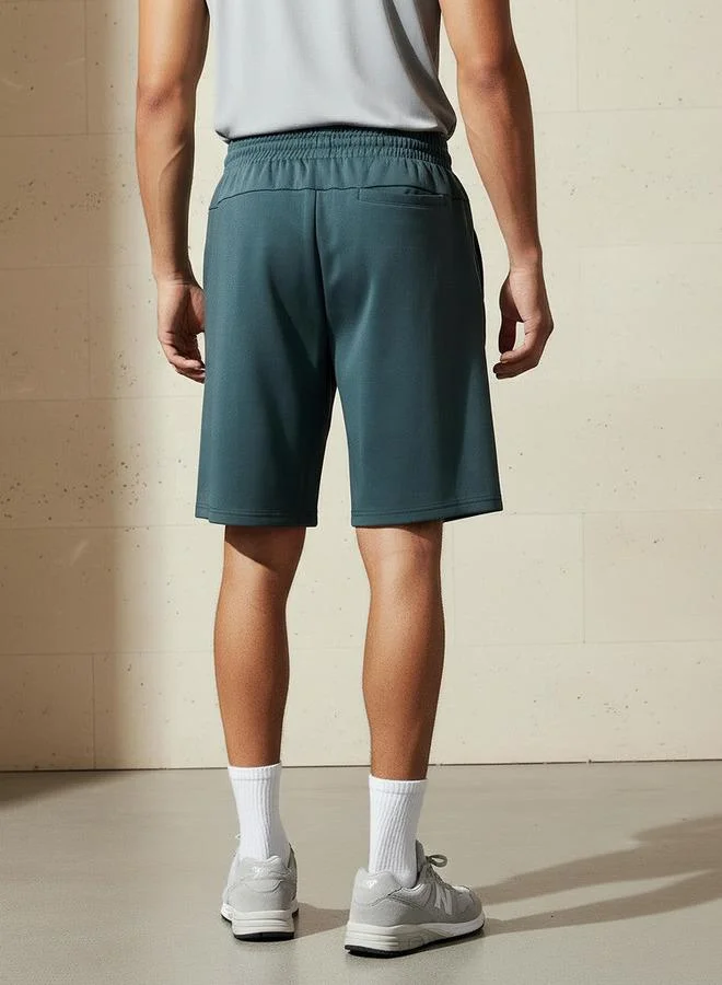 Splash Active GREEN Men Panelled Performance Shorts for Men | Best Price UAE