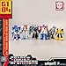 YOLOPARK Transformers Toys 6Pack G1 Action FiguresHighly Articulated Optimus PrimeBumblebeeMegatronSoundwaveGrimlockStarscream Transformer Toys for Kids Age 8 and UpNo Converting - Image 2