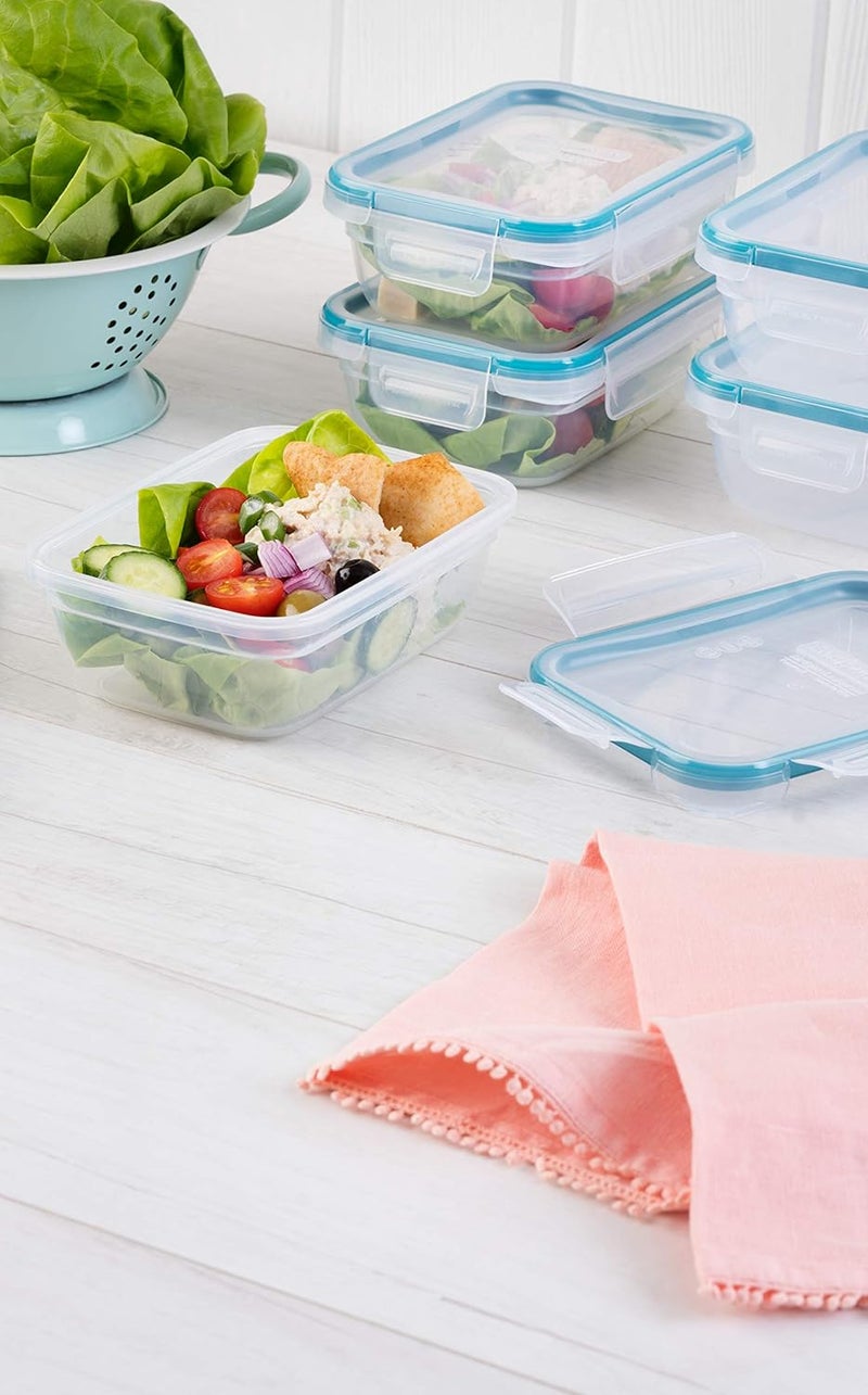 Snapware 10-Piece Rectangular Plastic Meal Prep Kit with Airtight Lids - Image 4