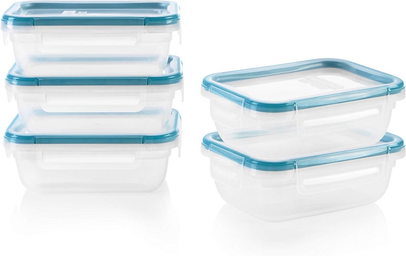 Snapware 10-Piece Rectangular Plastic Meal Prep Kit with Airtight Lids - Image 1