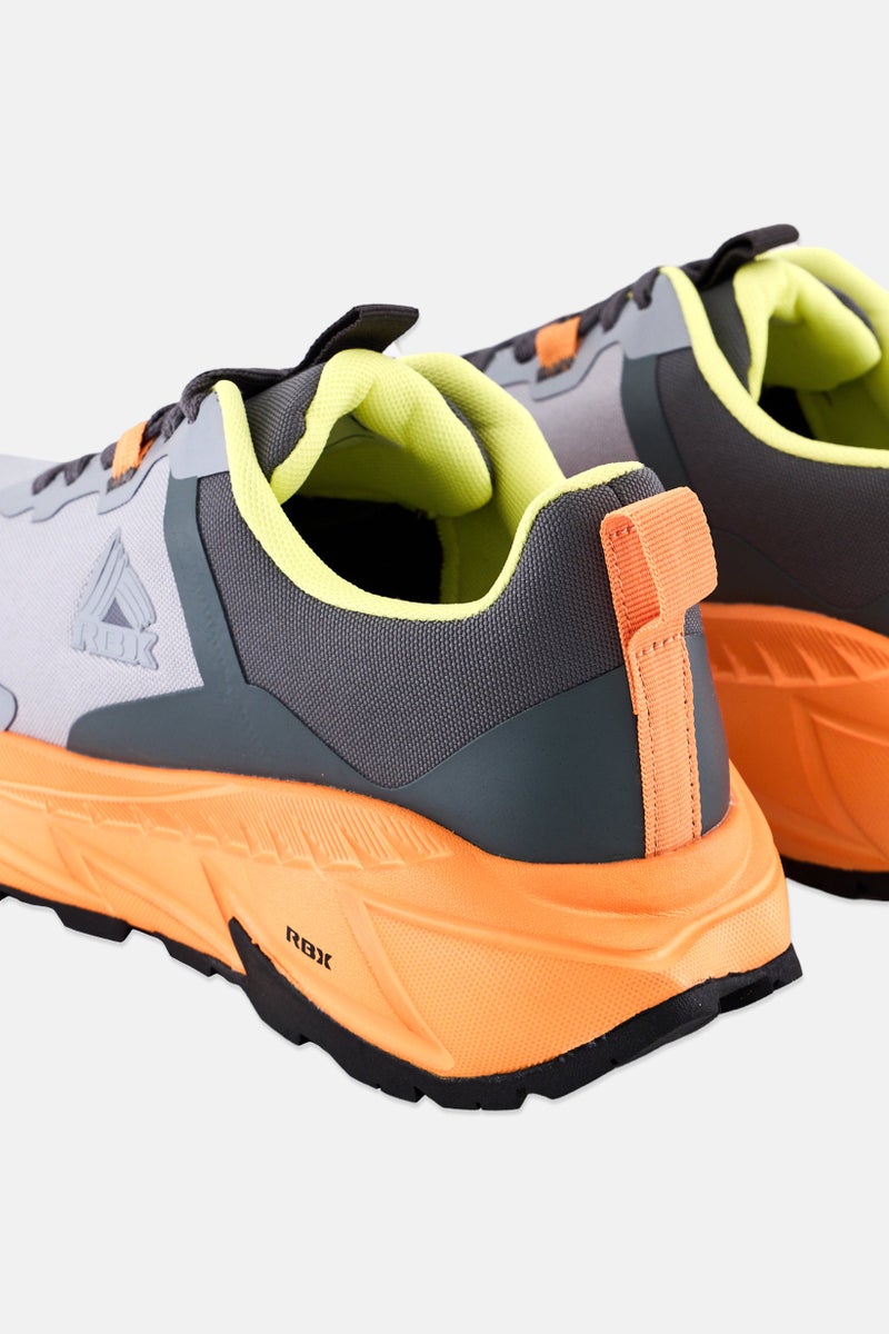 RBX Men Brand Logo Lace Up Training Shoes, Multicolor - Image 2