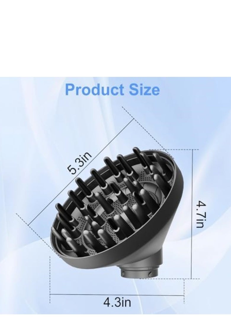 Generic - Hair Diffuser Attachment for Dyson Airwrap, Upgraded Diffuser Nozzle Compatible with Airwrap Styler, Diffuser Attachment for Airwrap HS01/HS05, for Replacement Part NO.973365-01, Gold - Image 1