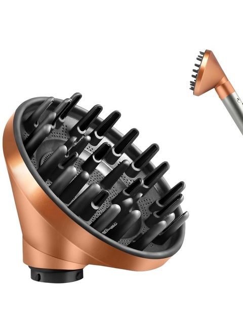 ملحق ناشر الشعر ل Dyson Airwrap ، فوهة ناشر مطورة متوافقة مع Airwrap Styler ، ملحق ناشر ل Airwrap HS01 / HS05 ، للاستبدال رقم الجزء 973365-01 ، ذهبي