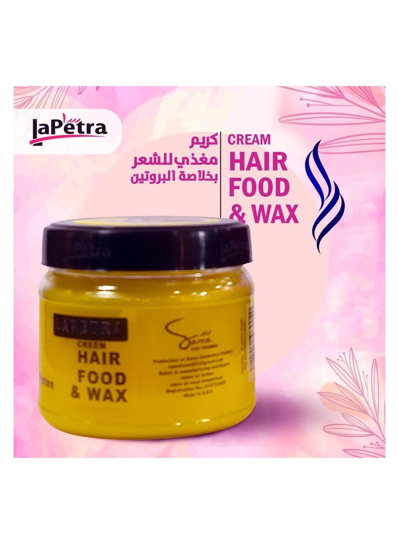 Lapetra Cream Hair Food & Wax Protein 330g - Image 4