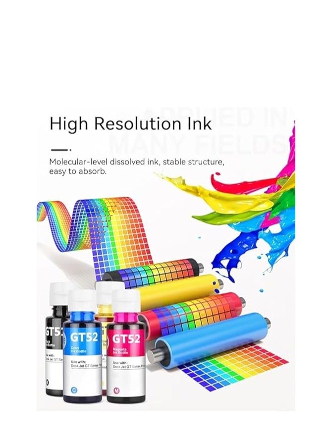 GT51 Ink (Black 90g) Compatible Refill Ink for HP GT HP 5810, 5811, 5820, 5821, 115, 116, 117, 310, 315, 319, 410, 415, 416, 419, 457 Ink Tank Printer. (2-Black)  - Image 3
