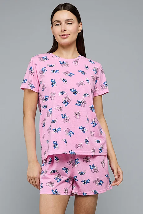 أر أند بي Stitch Print Short Pyjama Set