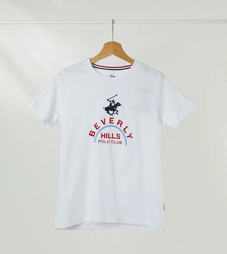BEVERLY HILLS POLO CLUB Logo Printed T-shirt