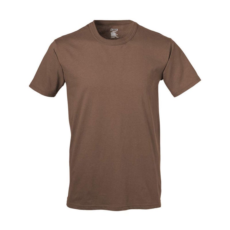 Soffe Men's 3 Pack 4.3 Oz Cotton Military Tee, Coyote Brown, Medium - Image 4