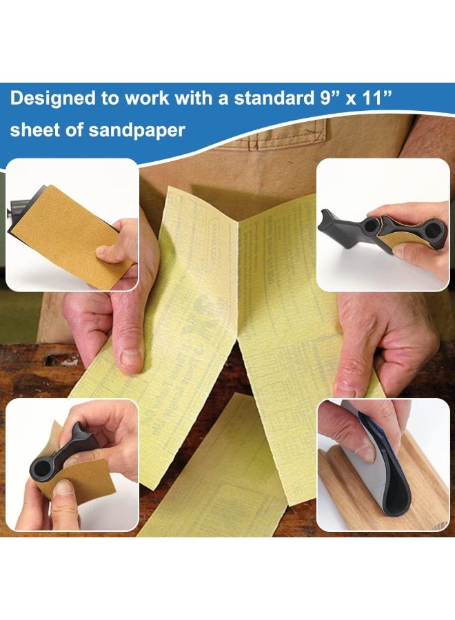 DITKOK 11 PCS Rubber Polishing Pad Flexible Contour & Angle Sanding Grips with 21 Profiles - Image 5