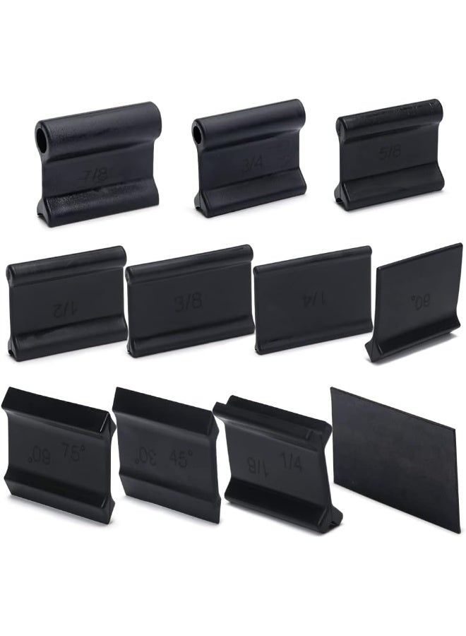 DITKOK 11 PCS Rubber Polishing Pad Flexible Contour & Angle Sanding Grips with 21 Profiles - Image 2