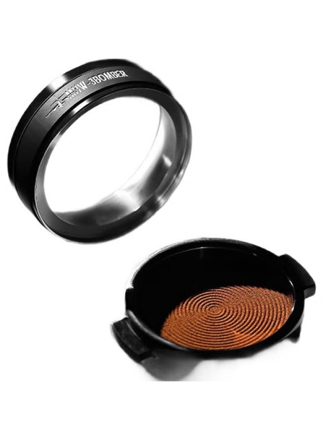 Mhw-3Bomber Magnetic Tamping Ring 58Mm Italian-Style, External Card-Style Coffee Tamping Ring, Anti-Airborne Coffee Powder - Image 3