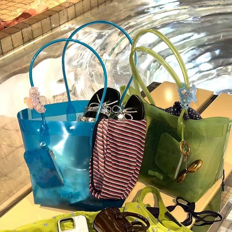 PVC Jelly Color Simple Shoulder Bag for Women, 2026 Summer - Image 1