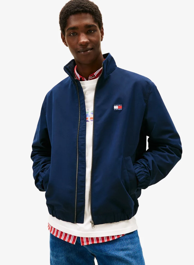 Collar Logo Water Repellent Zip-Thru Jacket