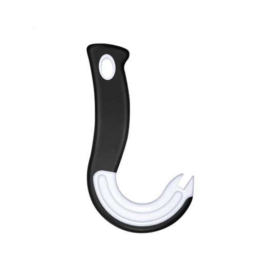 Digital Shoppy Hook Shaped Can Openers Easy Pull-Black/White - Image 1