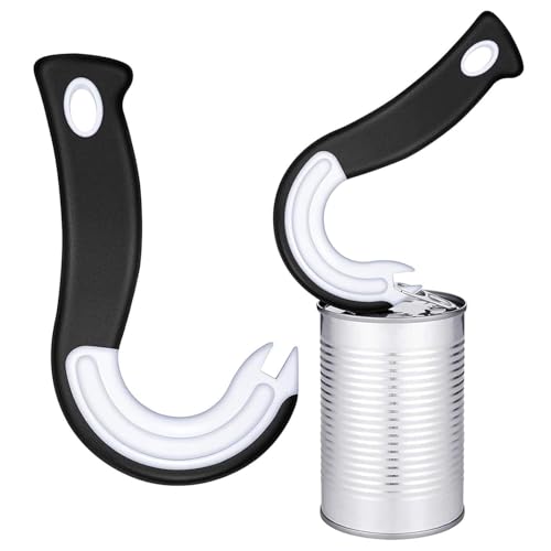 Digital Shoppy Hook Shaped Can Openers Easy Pull-Black/White - Image 4