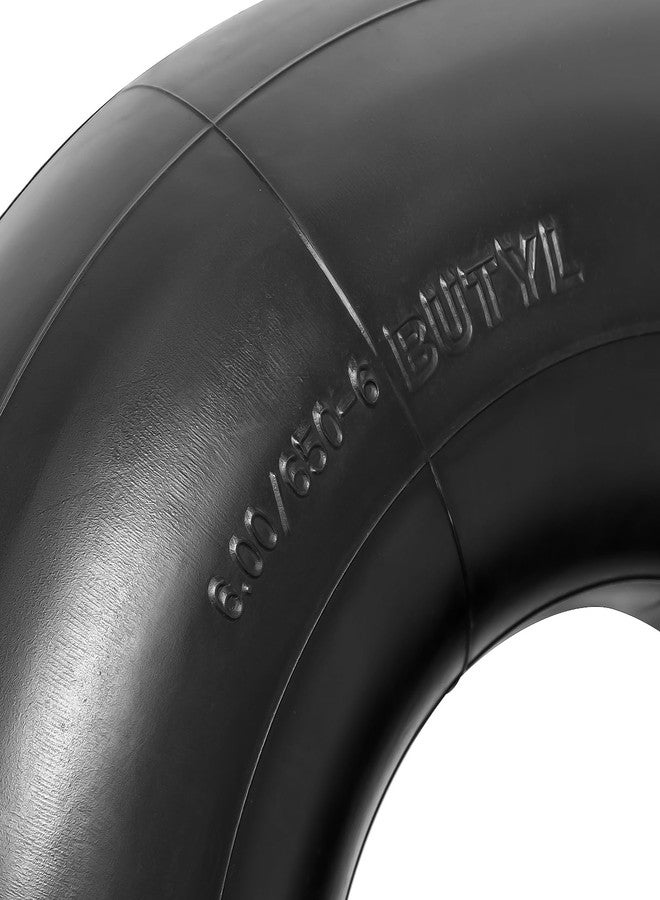 أنابيب داخلية متينة من مادة البوتيل السميكة مقاس 15x6.00-6 مع صمام TR-87 منحني، بديل ممتاز لأنابيب إطارات جزازات العشب مقاس 6.00/6.50-6، مناسبة لآلات نفخ الثلج، وعربات الكارتينج، وعربات الجولف، وعربات اليد، وغيرها. قطعتان - Image 5