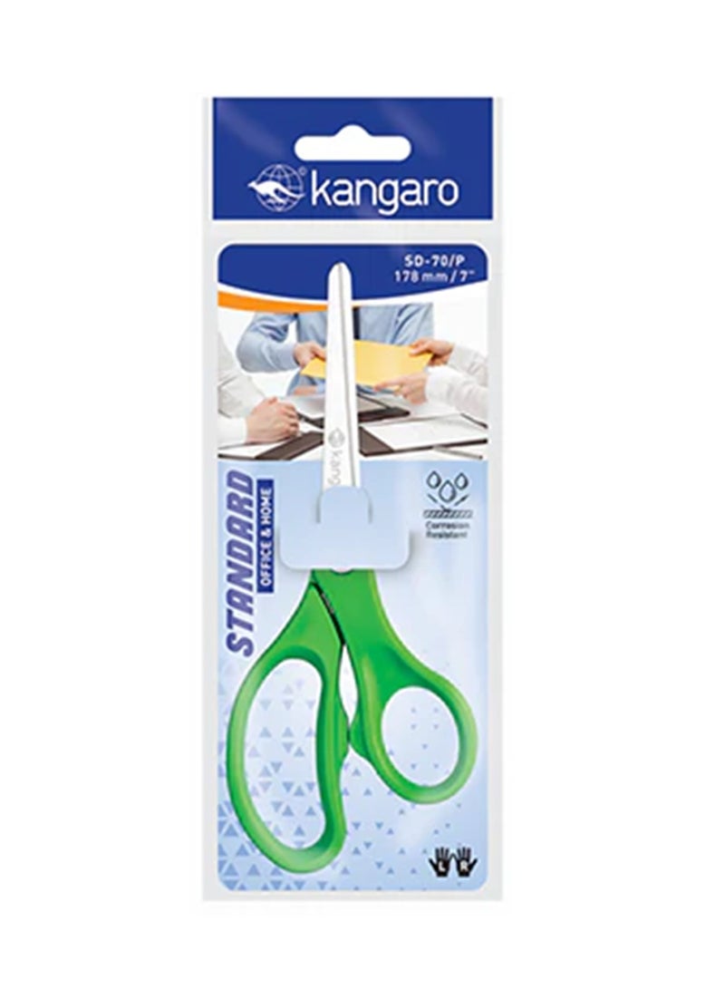 Kangaro مقص قياسي للمكتب والمنزل بطول 7 بوصات بألوان مقHandles مختلفة - Image 1
