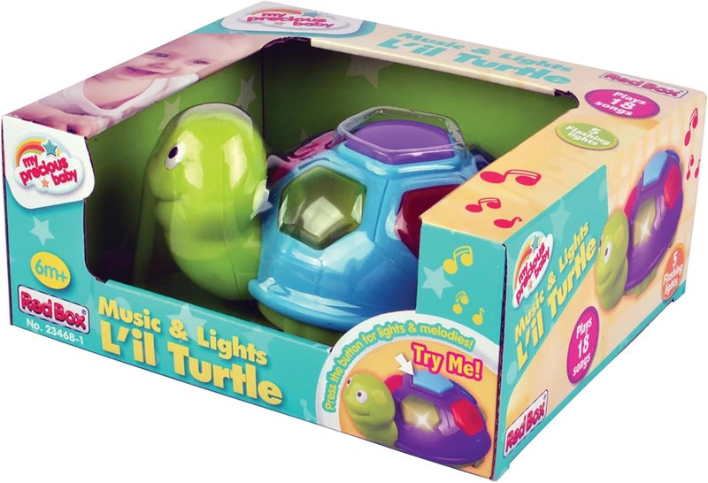 redbox Red Box Turtle with Music and Light - Image 1