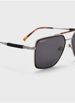 FERRAGAMO Sf298S Rectangle Sunglasses  - Image 3
