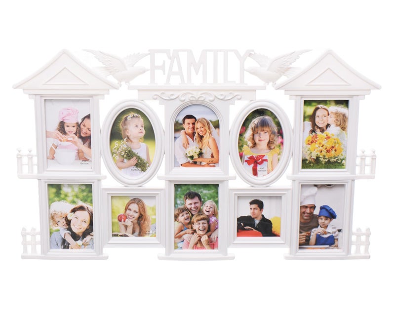 Elmaayergy BH1310_P-18 Multi Picture Frame Contains 10 Photo Frames Preserve Your Cherished Memories In Style
