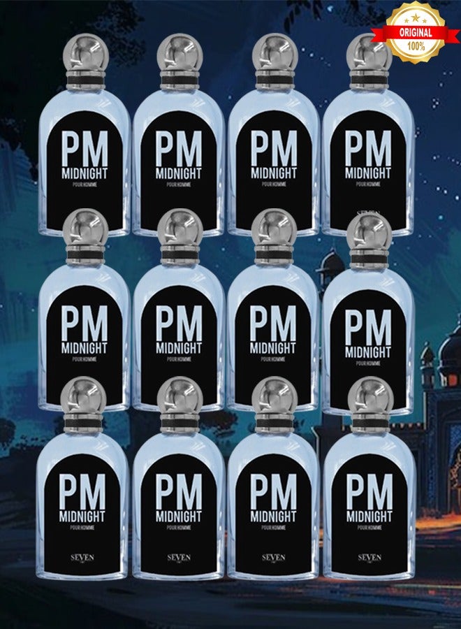 Seven 12 Pieces Pm Midnight Perfume 100ml EDP - Image 1