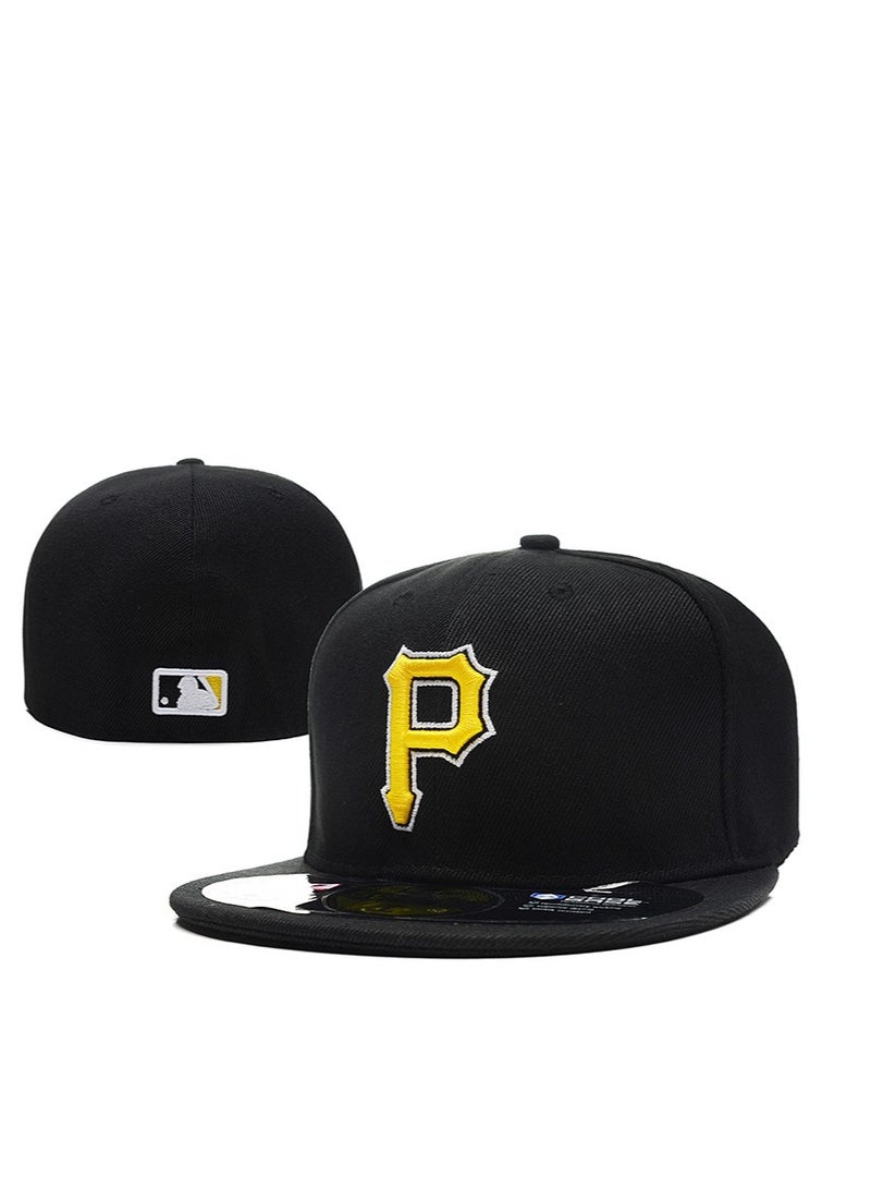 NEW York fashion Embroidered Fitted Baseball Team Cap with Closed Back for Sun Protection55.8cm