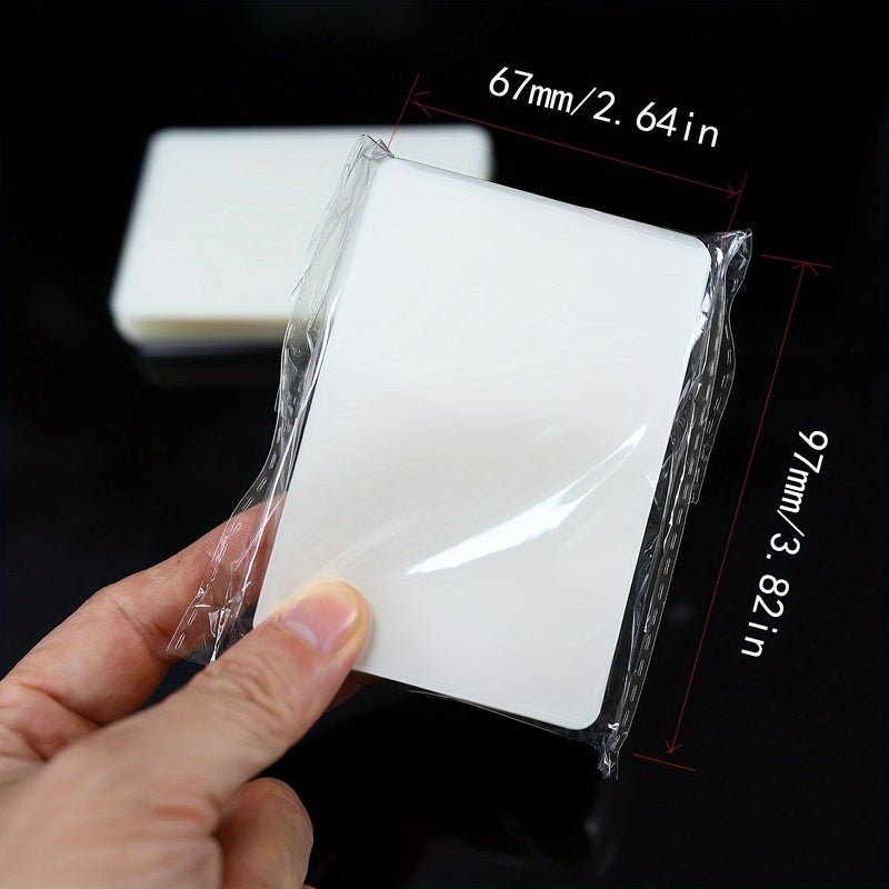 100 A4 Hot Pressed Tablets 2 Mil Clear Corner Bags 2.64x3.82 Inch - Image 4