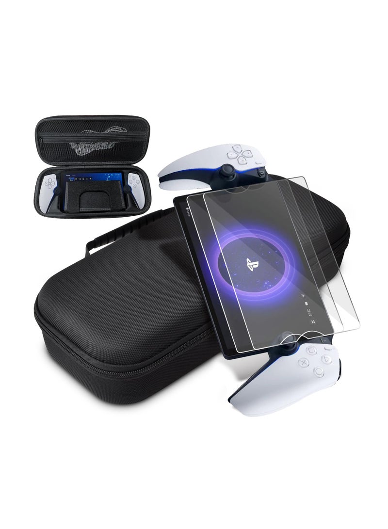 PS Portal Carrying Case, Hard Eva Shell Compatible with PlayStation Portal Remote Player, Protective Case Cover with Protector Screen for PlayStation Portal (Nylon) - Image 1