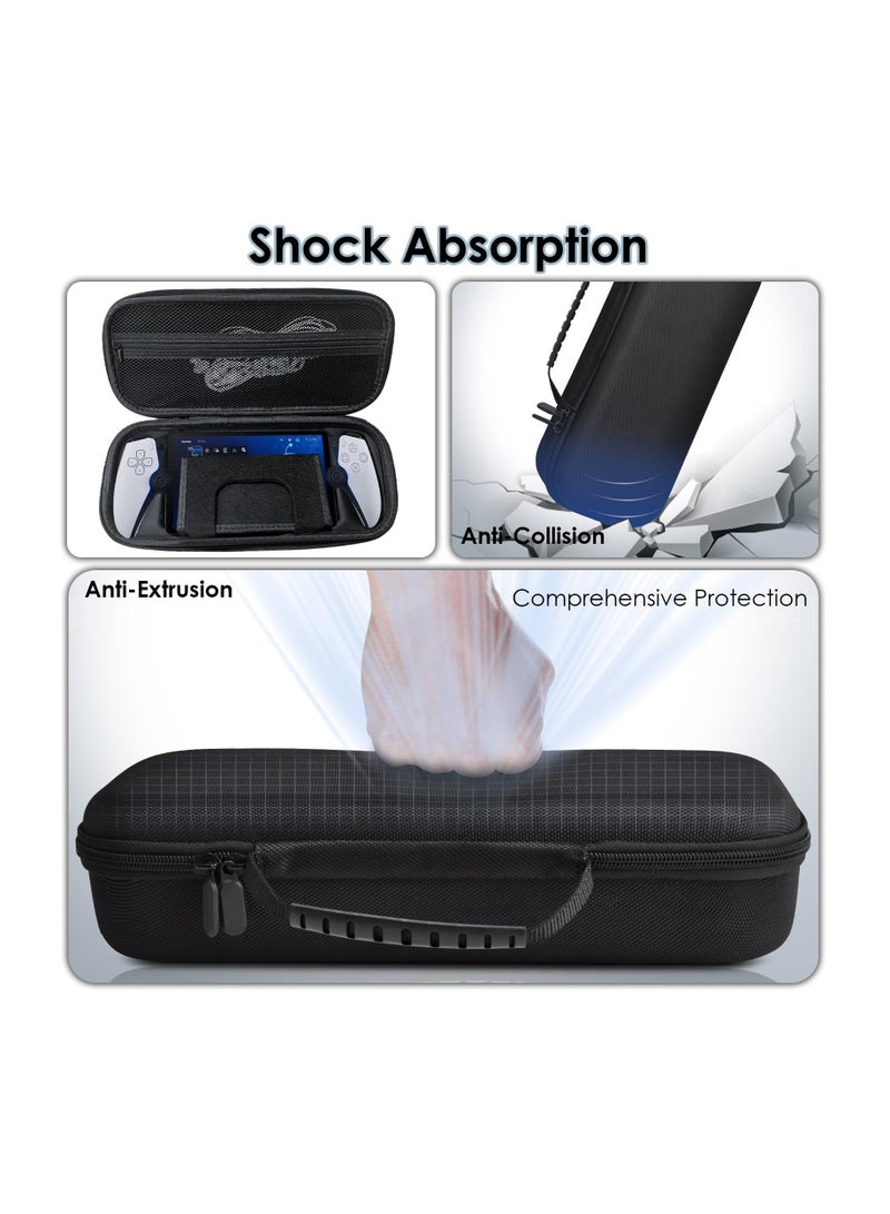 PS Portal Carrying Case, Hard Eva Shell Compatible with PlayStation Portal Remote Player, Protective Case Cover with Protector Screen for PlayStation Portal (Nylon) - Image 4