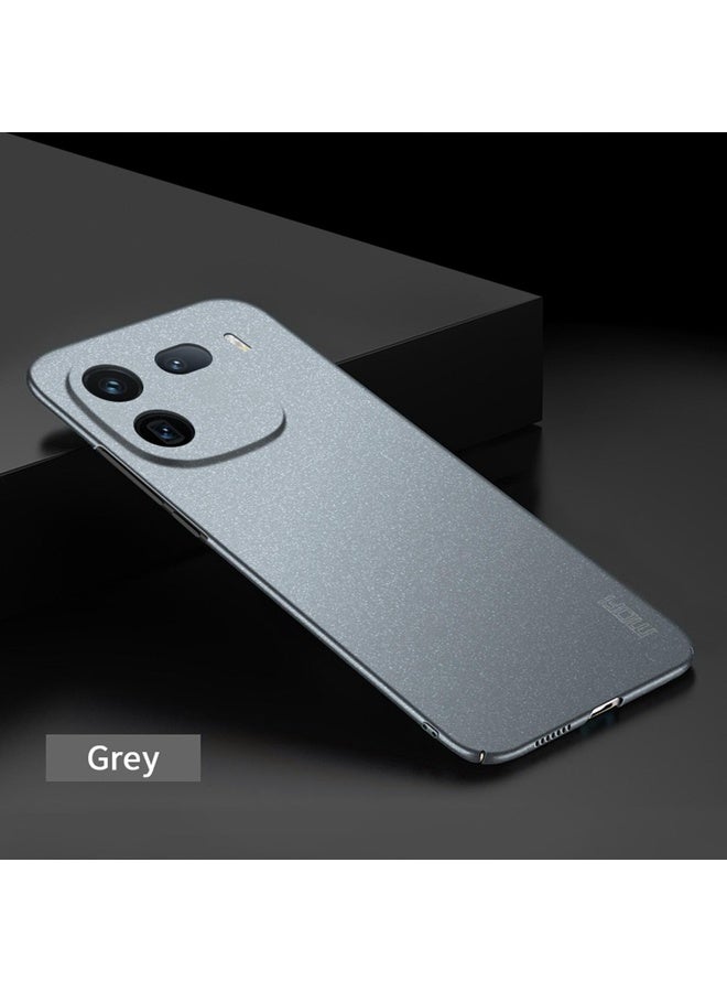 HuHa Case Cover For vivo iQOO 12 Pro MOFI Fandun Series Frosted PC Ultra-thin All-inclusive Phone Case(Gray) - Image 2