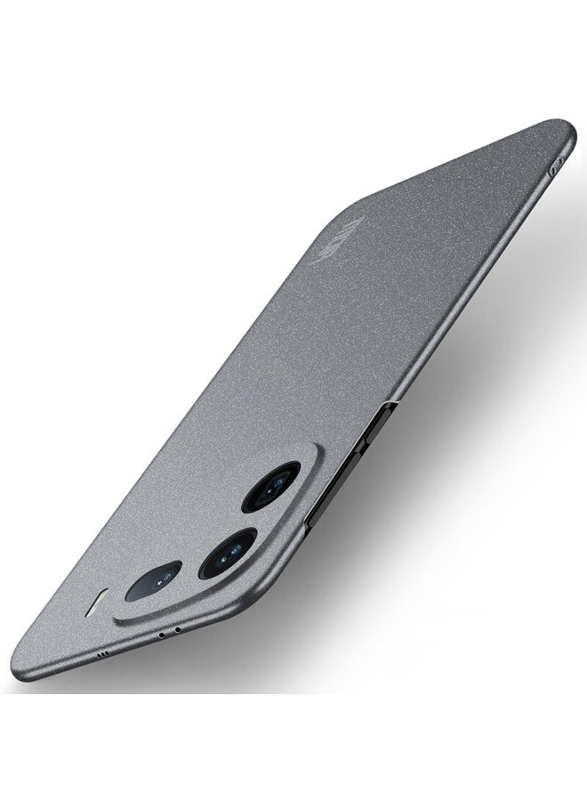 HuHa Case Cover For vivo iQOO 12 Pro MOFI Fandun Series Frosted PC Ultra-thin All-inclusive Phone Case(Gray) - Image 1