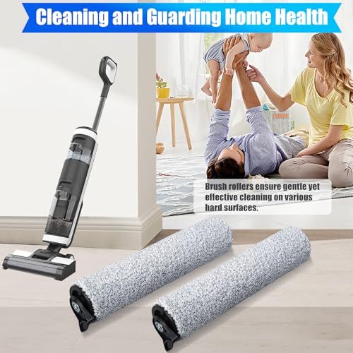 Detetap Replacement Brush Rollers Compatible with Tineco Floor ONE S3/iFloor 3 Breeze Cordless Wet Dry Vacuum Cleaner Rollers for Tineco Floor Cleaner - Image 5