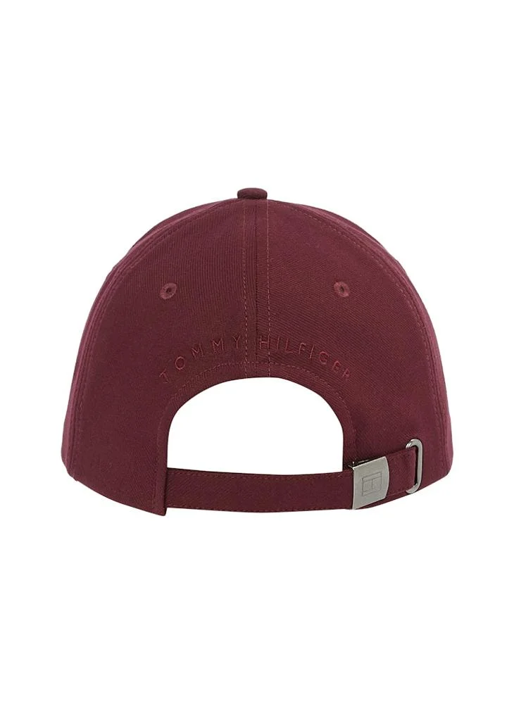 تومي هيلفيغر Logo Detailed Curved Peak Cap