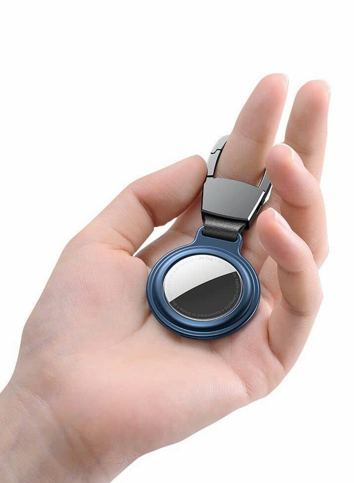 KASTWAVE حامل AirTag، حامل AirTags مع سلسلة مفاتيح متوافق مع غطاء Apple AirTag 2-Pack - Image 5