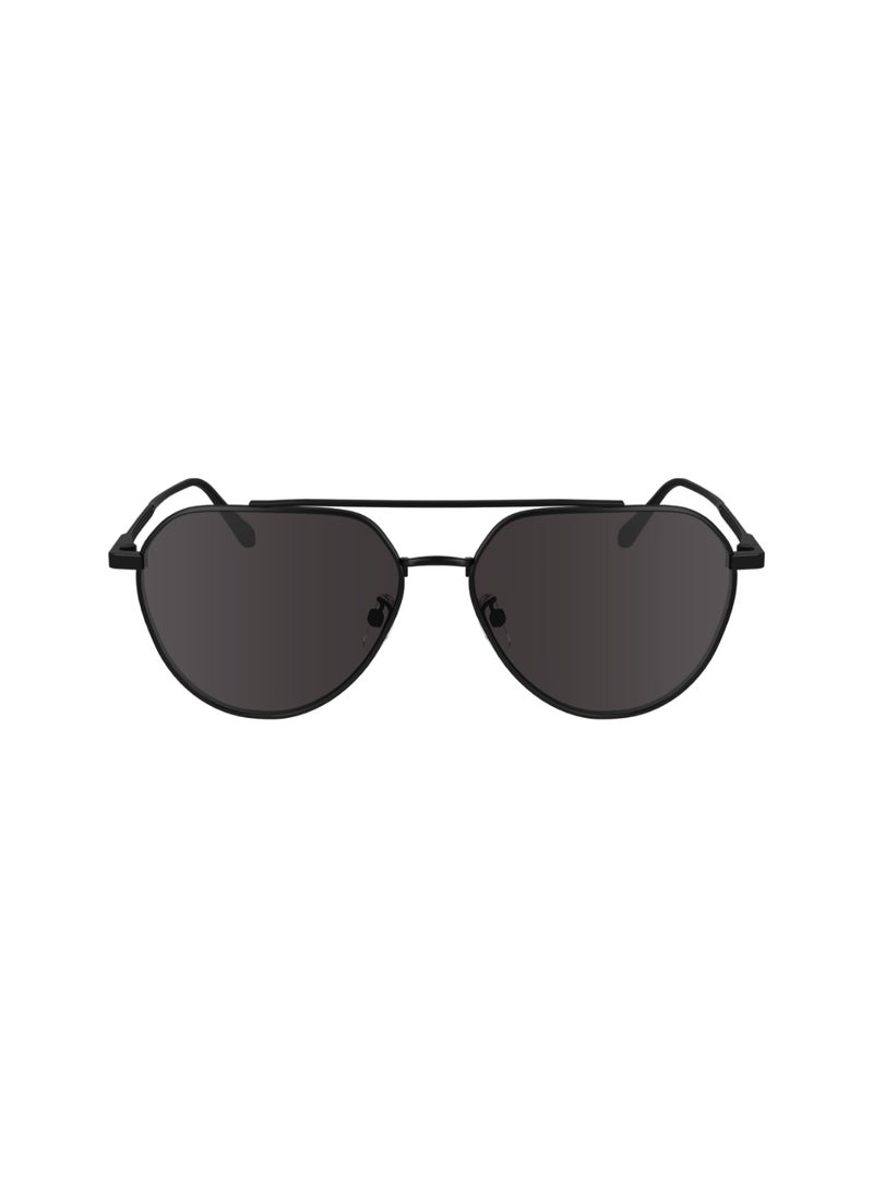 CALVIN KLEIN FULL RIM METAL AVIATOR CALVIN KLEIN SUN CK24100S  5715 (002) MATTE BLACK  - Image 1